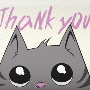 Thank You Cards (24pcs), Includes Blank Cards & Envelopes with Stickers, 4 x 6"